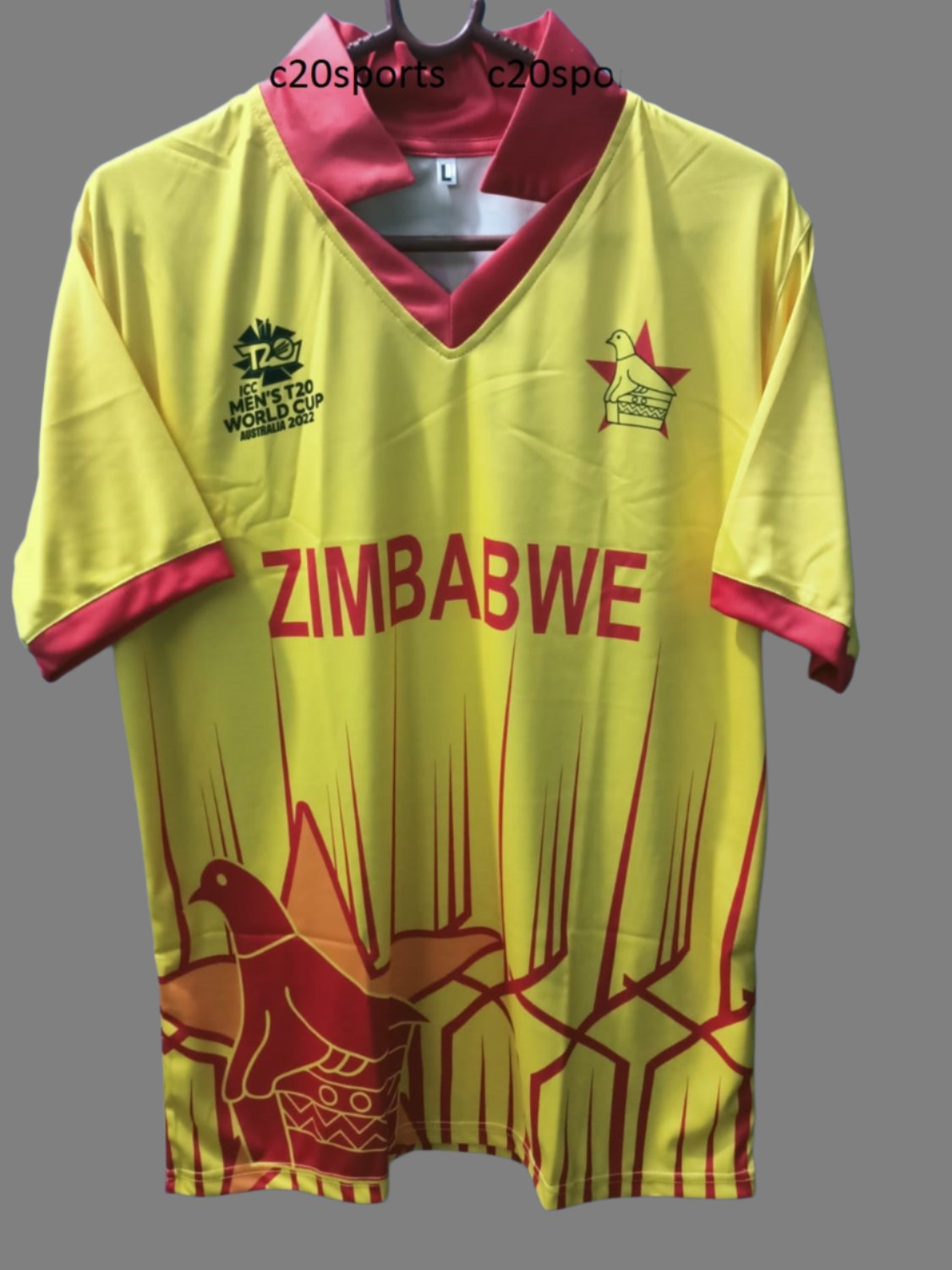 Cricket Zimbabwe WC T20 2022 T-Shirt Jersey Short Sleeve New Sublimated