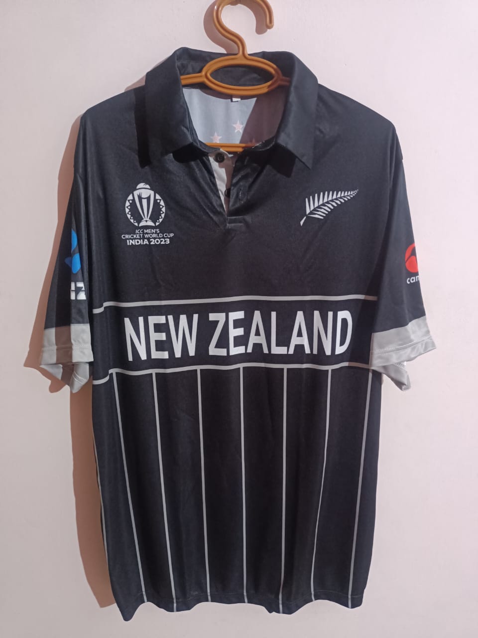 Cricket New Zealand Kiwi Team ODI T-Shirt Jersey Short Sleeve New Sublimated