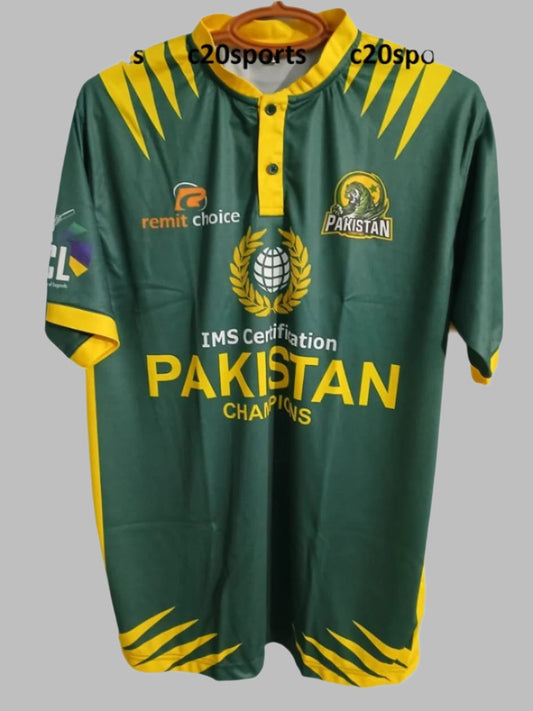 Cricket Pakistan Legends 2024 New T-Shirt Jersey Short Sleeve Sublimated