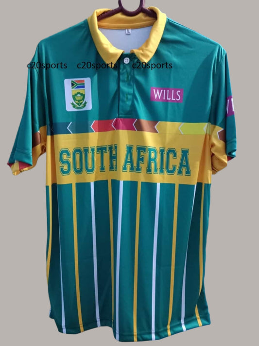 Cricket South Africa WC 1996 ODI T-Shirt Jersey Short Sleeve New Sublimated