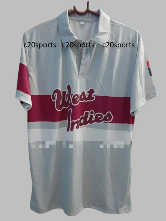 Cricket West Indies 90s World Series ODI T-Shirt Jersey Short Sleeve New Sublimated