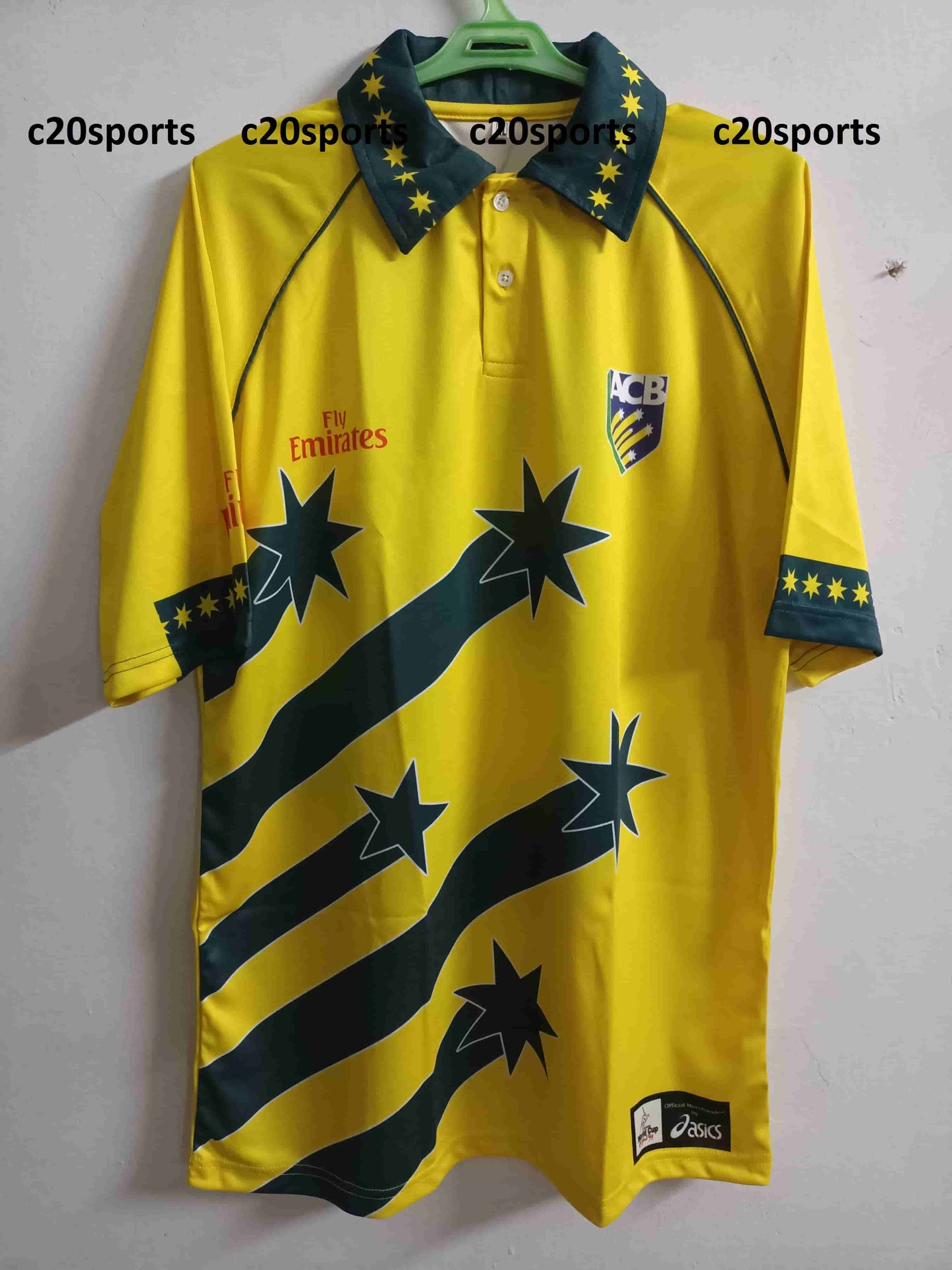 Australia Cricket World Cup 1999 T-Shirt Jersey Short Sleeve New Sublimated