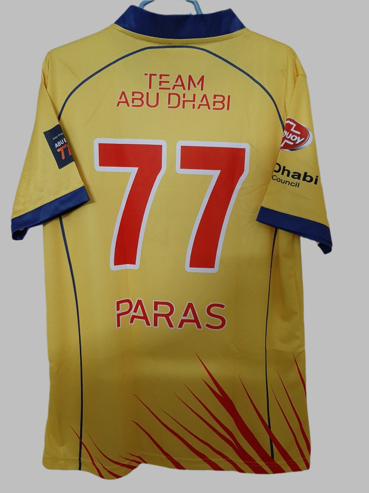 T20 league Abu Dhabi T-Shirt Jersey Short Sleeve Sublimated