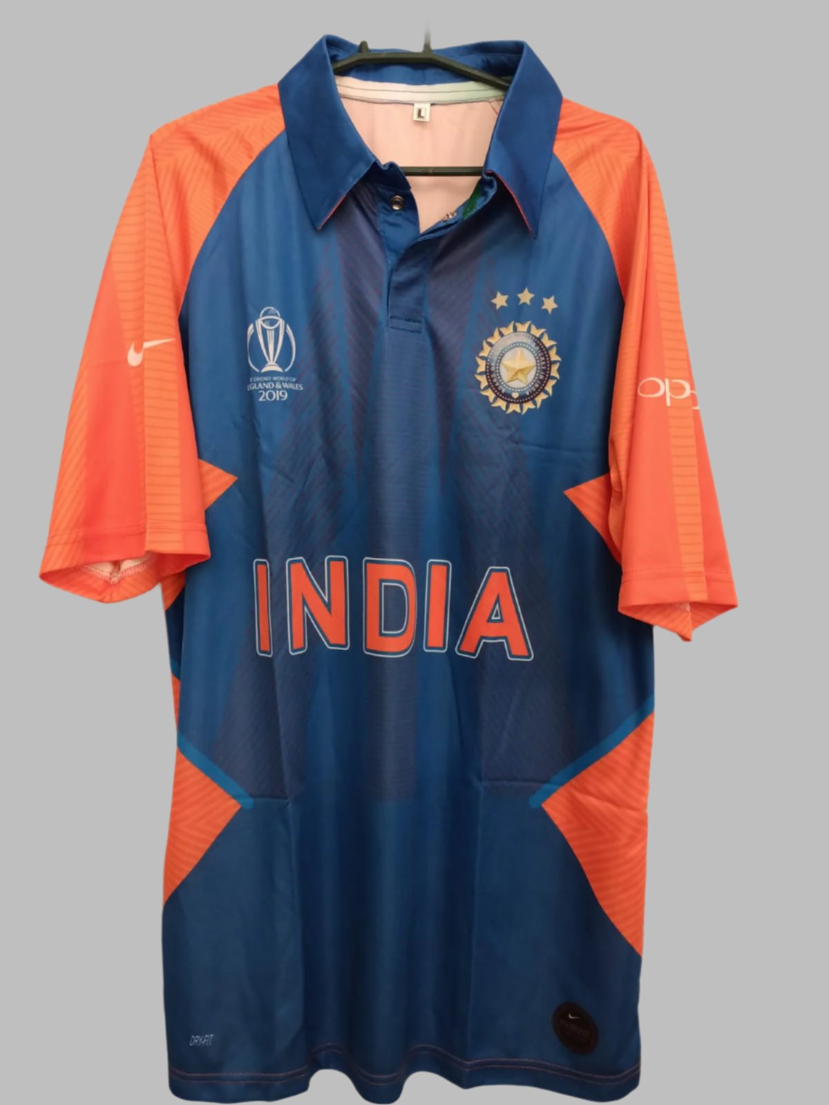 ICC Cricket WC 2019 India shirt  T-Shirt Jersey Short Sleeve Sublimated