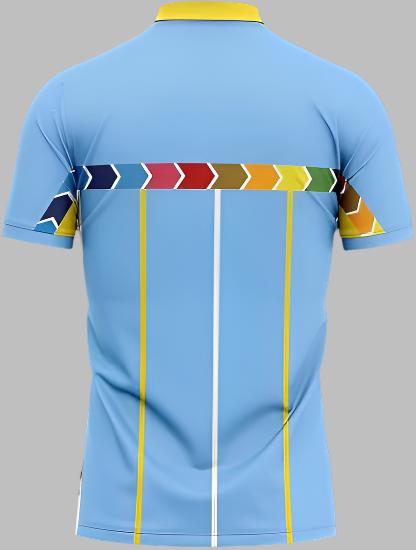 INDIA WORLD CUP 1996 ICC CRICKET CHAMPION POLO SHIRT T-Shirt Jersey Short Sleeve Sublimated