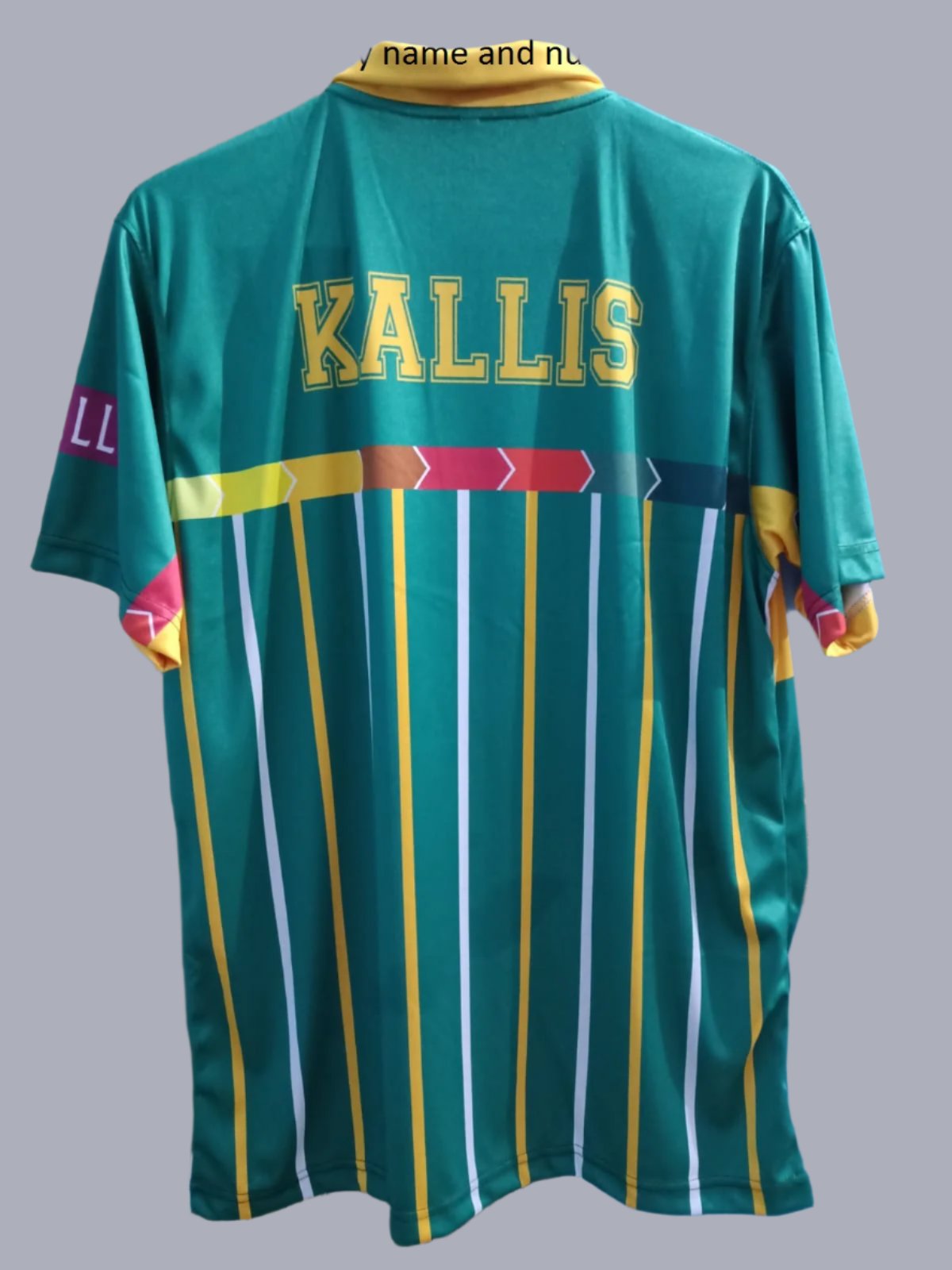 Cricket South Africa WC 1996 ODI T-Shirt Jersey Short Sleeve New Sublimated