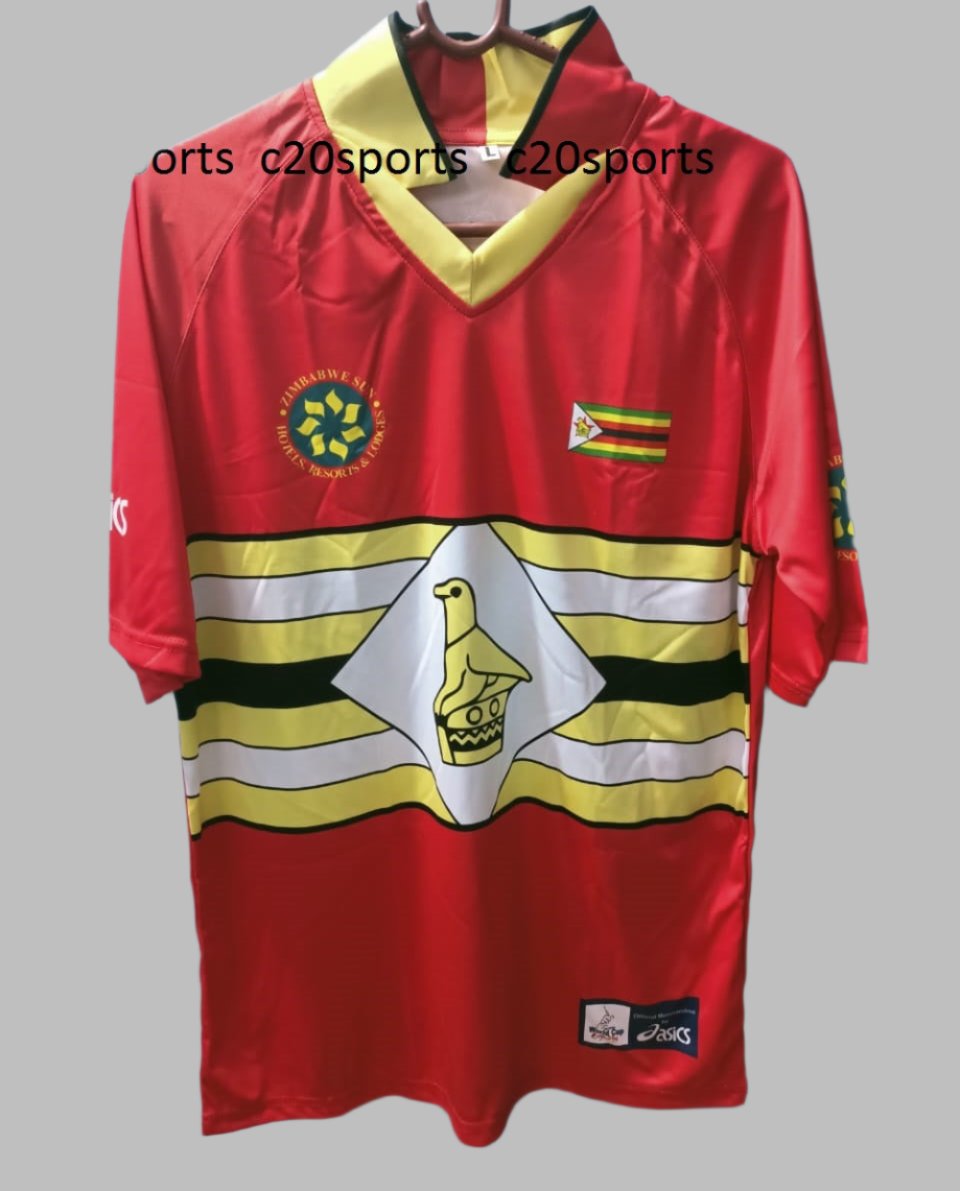 Cricket Zimbabwe WC 1999 ODI Retro T-Shirt Jersey Short Sleeve New Sublimated