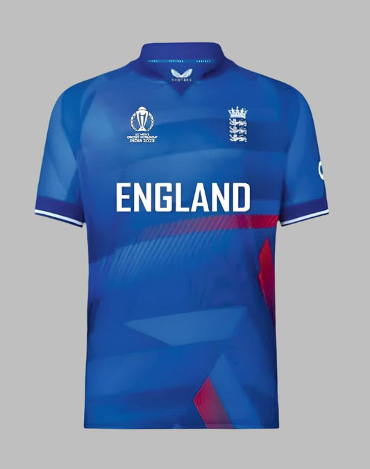 England ODI World Cup Jersey 2023t T-Shirt Jersey Short Sleeve New Sublimated