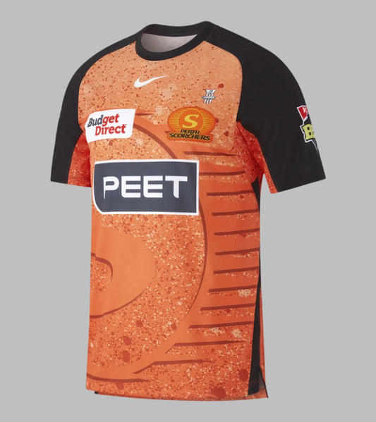 Perth Scorchers 2023-24 BBL Shirt T-Shirt Jersey Short Sleeve New Sublimated