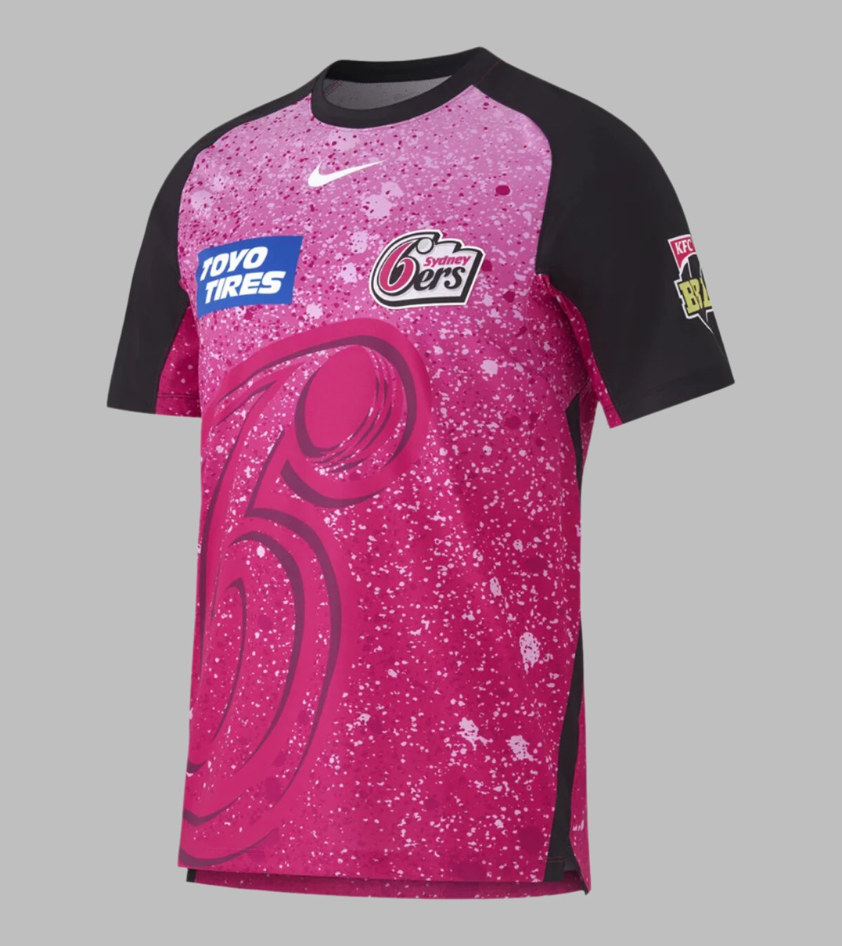 Sydney Sixers 2023-24 BBL Shirt T-Shirt Jersey Short Sleeve New Sublimated