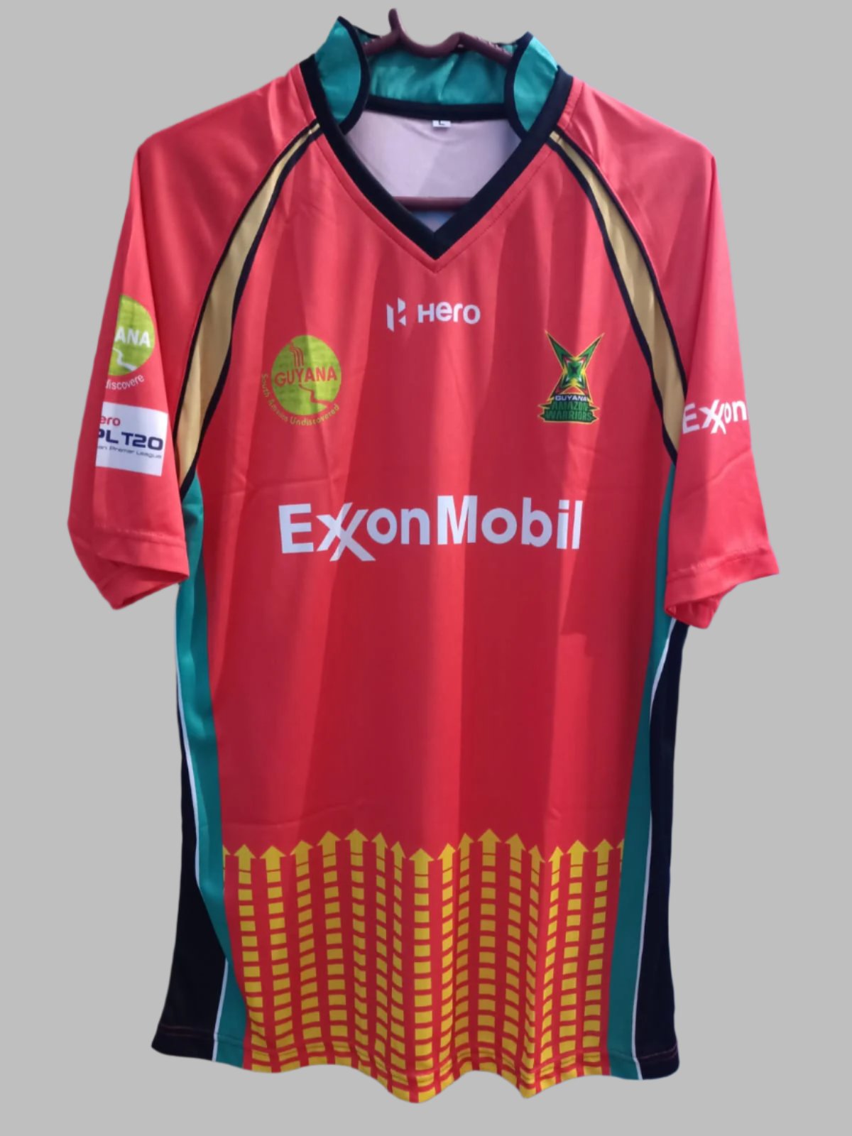 CPL Guyana Amazon Warriors T-Shirt Jersey Short Sleeve Sublimated